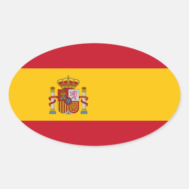 Sticker Ovale Espagne (Devant)