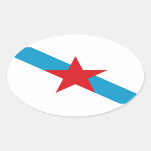Sticker Ovale Estreleira Gallega