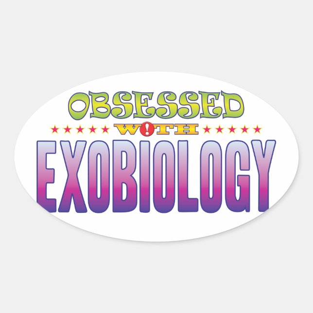 Sticker Ovale Exobiologie 2 observée (Devant)