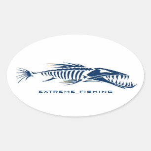 STICKER OVALE EXTREME_FISHING