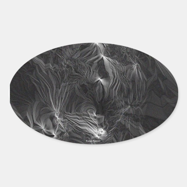 Sticker Ovale Fantôme (Devant)