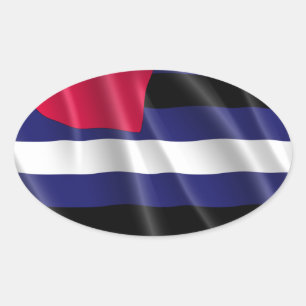 STICKER OVALE FIERTÉ CUIR