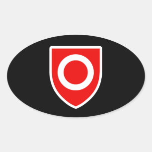 Sticker Ovale Fierté de propriété