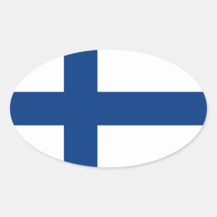 Sticker Ovale Finlande