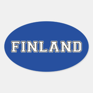 Sticker Ovale Finlande