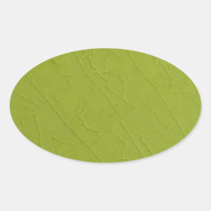 Sticker Ovale Fissures de pierre Citron