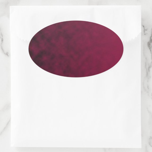 Sticker Ovale Fleur écrasée (Sac)