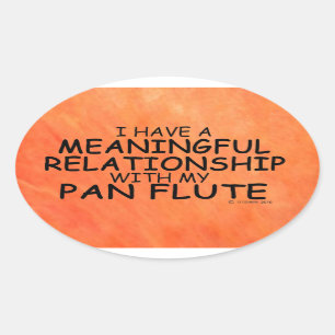Sticker Ovale Flute Panoramique
