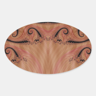 Sticker Ovale Fractale 404