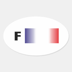 Sticker Ovale France - France Kleber
