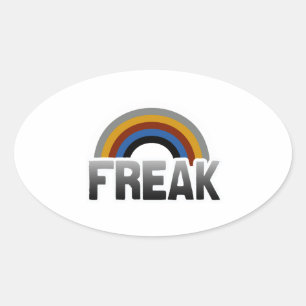 Sticker Ovale Freak Pride