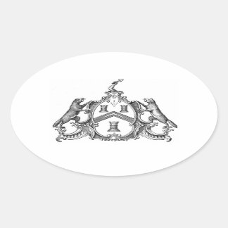 Sticker Ovale Freemason