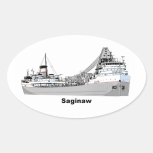 Sticker Ovale Freighter Saginaw