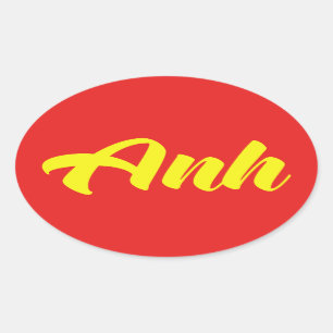 Sticker Ovale Frère vietnamien - Anh ~ Tiêt ng Viêt