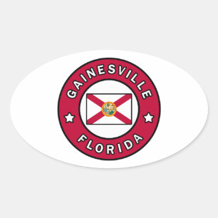 Sticker Ovale Gainesville Floride