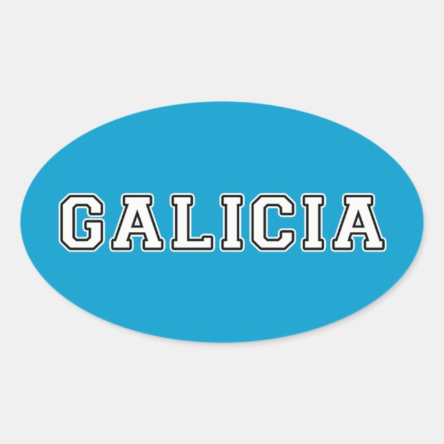 Sticker Ovale Galice (Devant)