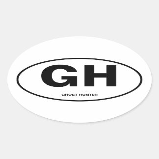Sticker Ovale Ghost Hunter
