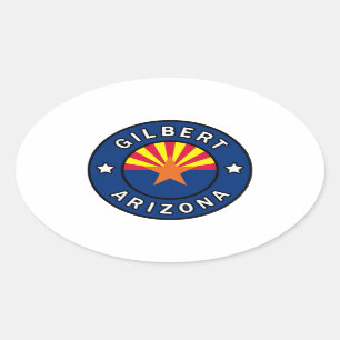 Sticker Ovale Gilbert Arizona