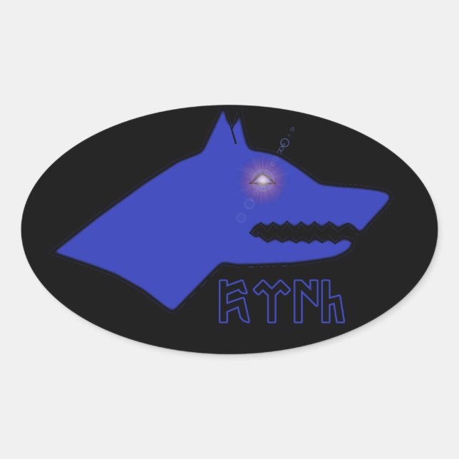 Sticker Ovale Gokturk (Devant)