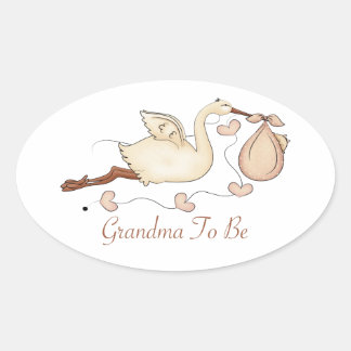 Sticker Ovale Grand-mère