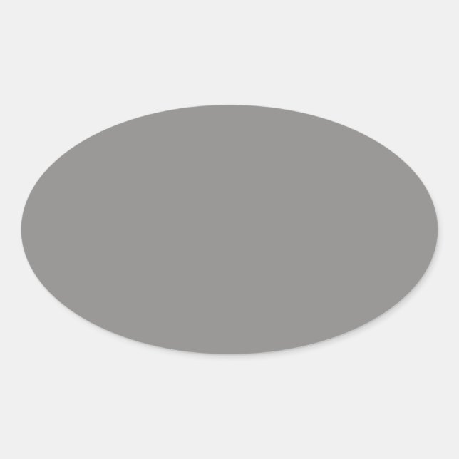Sticker ovale gris clair (Devant)