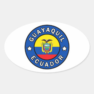 Sticker Ovale Guayaquil Equateur