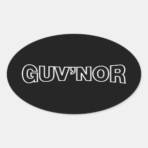 STICKER OVALE GUV'NOR