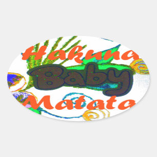 Sticker Ovale Hakuna Matata Baby.png