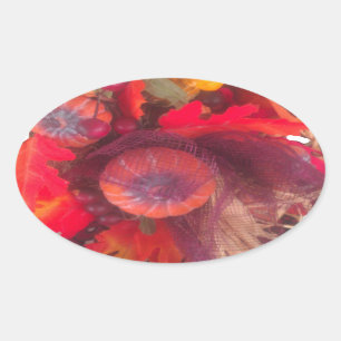 Sticker Ovale Hakuna Matata Pumkin spécial Panier de fruits cade