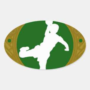 Sticker Ovale Handball irlandais.png