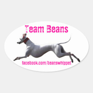 Sticker Ovale Haricots de l'équipe Oval Decal