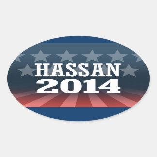 STICKER OVALE HASSAN 2014