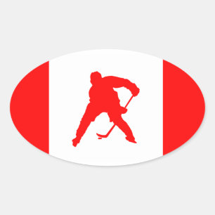 Sticker Ovale Hockey Canada