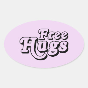 STICKER OVALE HUGS GRATUITS
