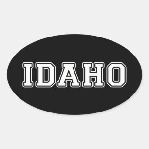 Sticker Ovale Idaho
