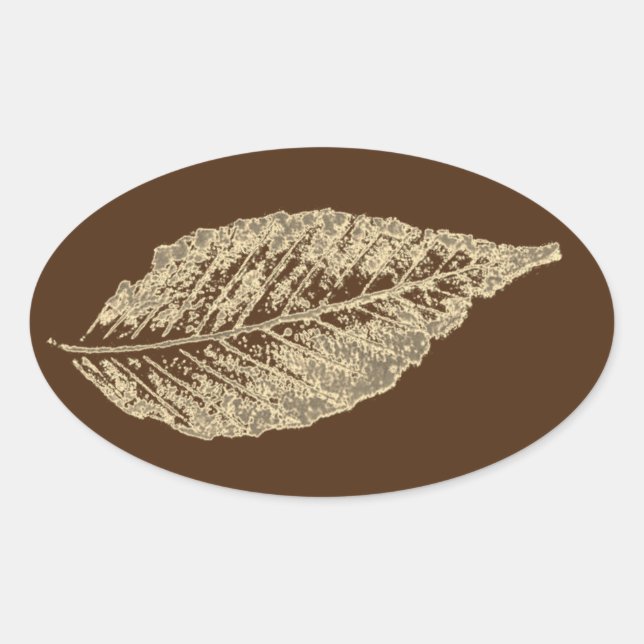 Sticker Ovale Images prises à partir de l'autocollant d'impressi (Devant)