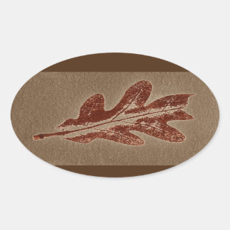 Sticker Ovale Images prises à partir de l'autocollant d'impressi