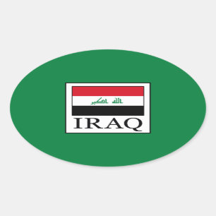 Sticker Ovale Irak