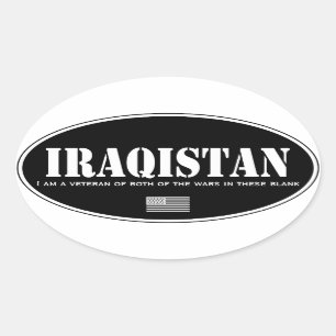Sticker Ovale Iraq
