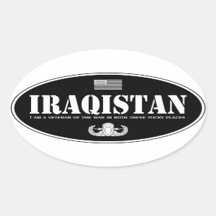 Sticker Ovale Iraqistan EOD