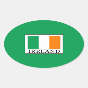 Sticker Ovale Irlande