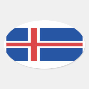 STICKER OVALE ISLANDE