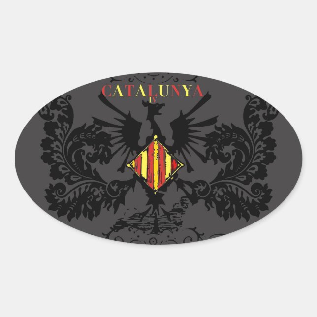 STICKER OVALE IV CATALUNYA (Devant)