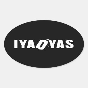 STICKER OVALE IYAOYAS