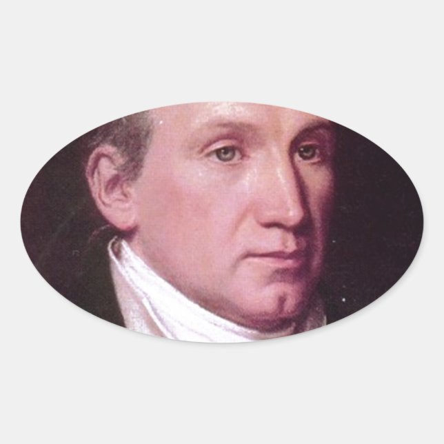 Sticker Ovale James Monroe (Devant)