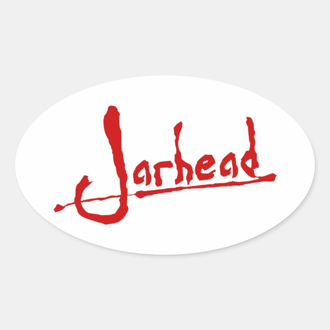 STICKER OVALE JARHEAD (Devant)
