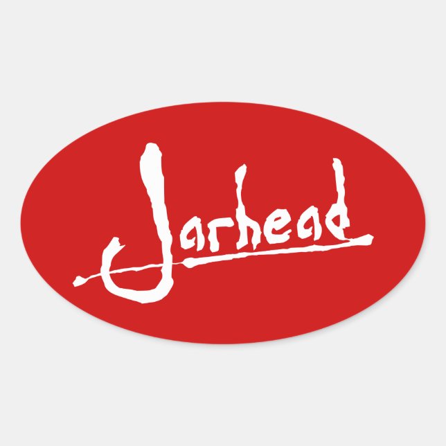 STICKER OVALE JARHEAD (Devant)