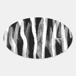 Sticker Ovale Je Luv Motif !_