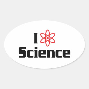 Sticker Ovale Je suis un scientifique en physique nucléaire - J'