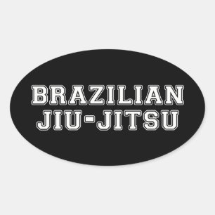 Sticker Ovale Jiu Jitsu